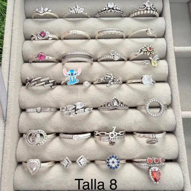 Anillos Pandora talla 8