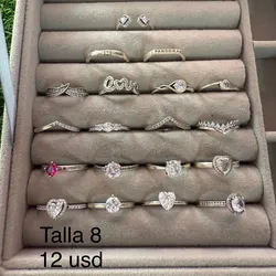 Anillos Pandora talla 8