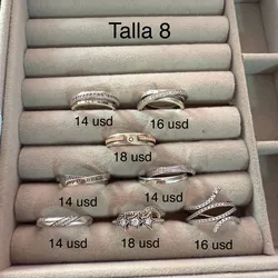 Anillos Pandora talla 8