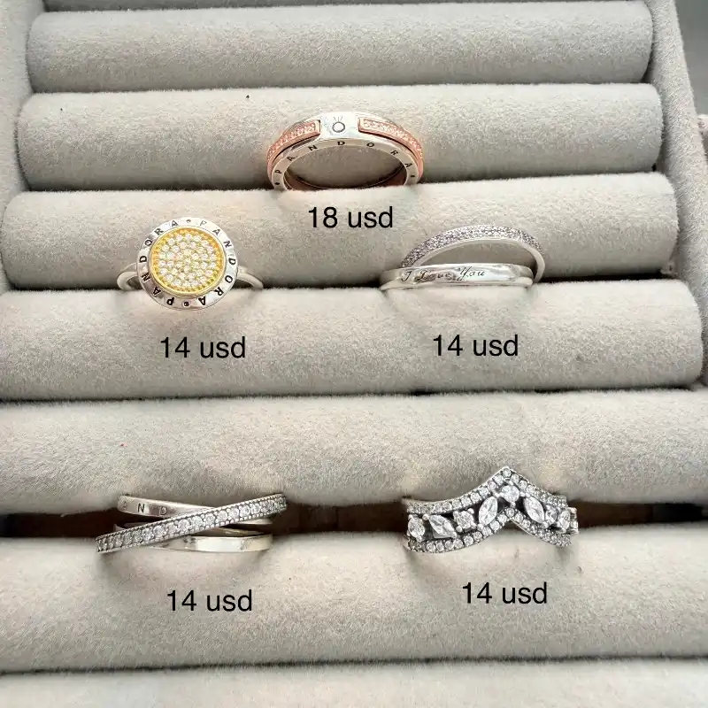 Anillos Pandora talla 9