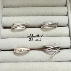 Anillos talla 8