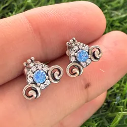Aretes carroza cenicienta 