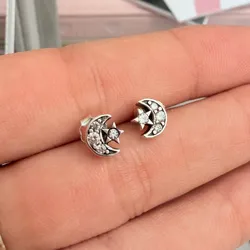Aretes de Luna y estrella