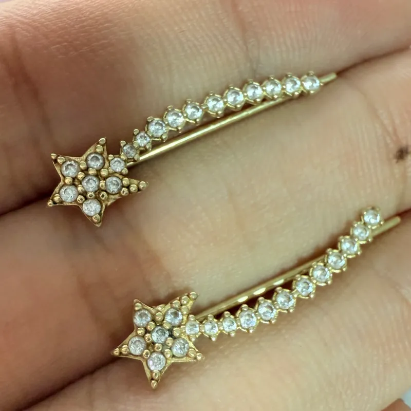 Aretes estrella trepadora 