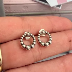 Aretes halo pavés