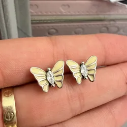 Aretes mariposa amarilla 🦋