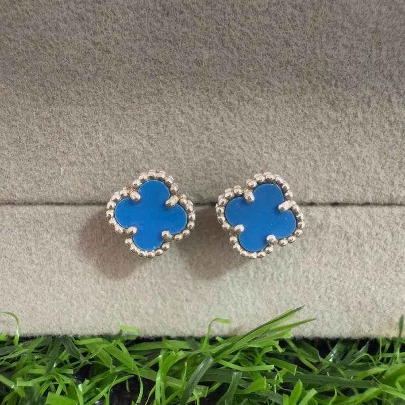 Aretes Van Cleef azules