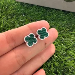 Aretes van Cleef verdes