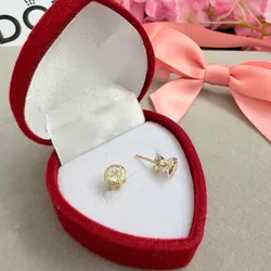 Aretes versasse oro 10 k