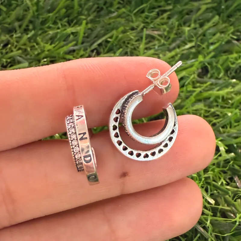 Argollas Pandora dobles C 