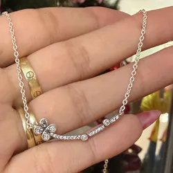 Cadena flor con tallo Pandora 