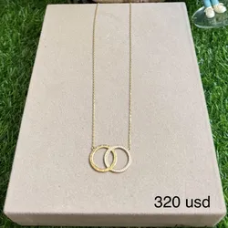 Cadena Pandora doble aro oro 10 k