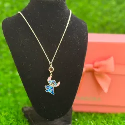 Cadena Stitch con piedra negra