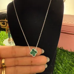 Cadena van Cleef 1 flor verde 