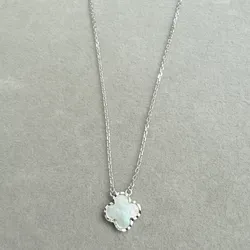 Cadena van Cleef blanca 1 flor