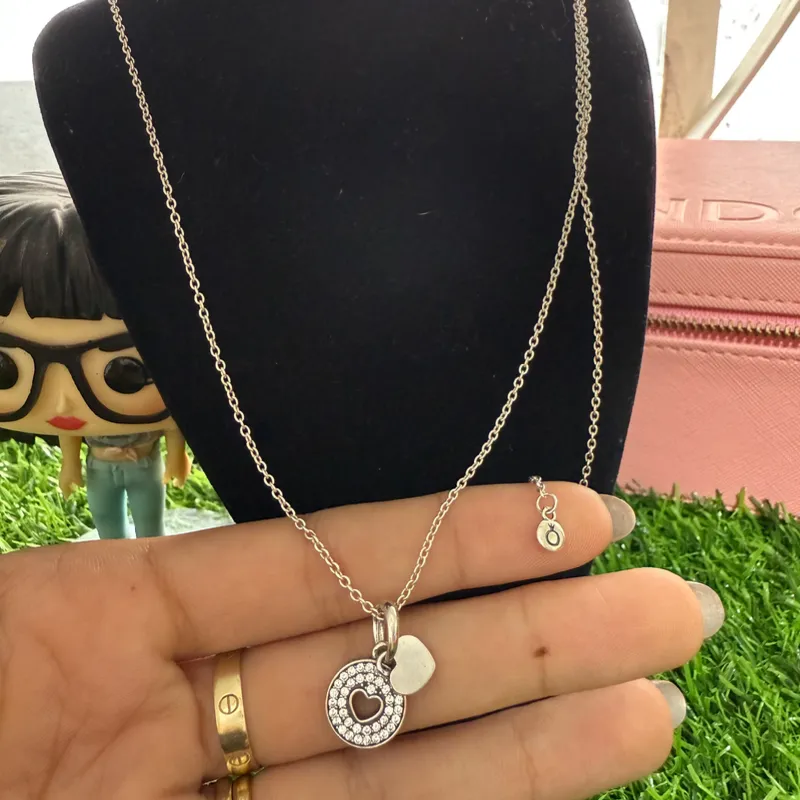 Cadenas dije corazoncito con piedras 