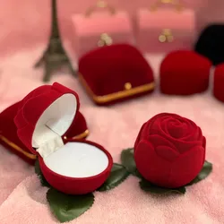 Cajita en forma de rosa