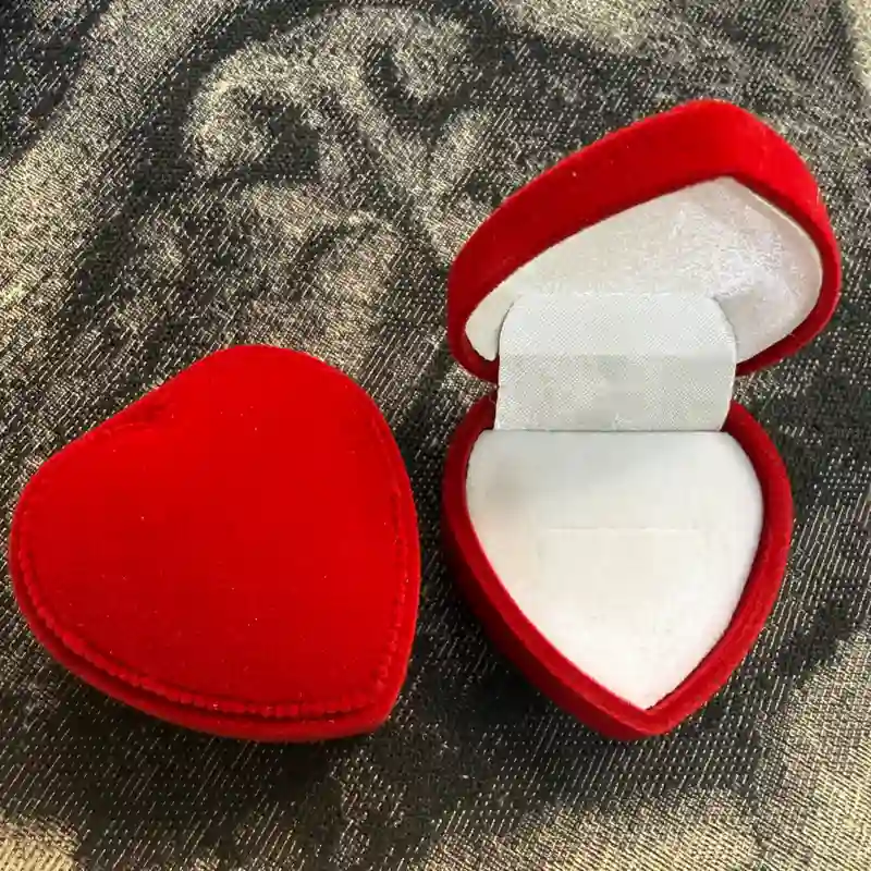 Cajita para anillos corazón ♥️ 