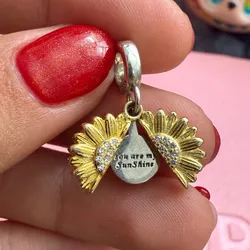 Charm girasol 🌻 que se abre 