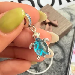 Charm tortuga azul