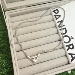 Collar tipo gargantilla cordón serpiente con cierre infinito