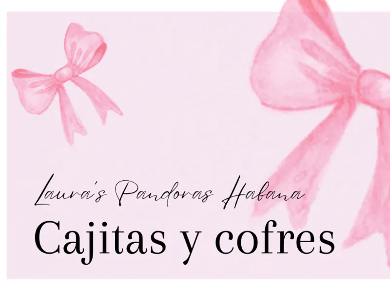 Cofres/Joyeros/Cajitas