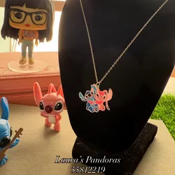 Cadena Stitch Angel Abrazo 🫂 💖💙