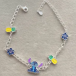 Manilla Stitch piñas y flores hawaianas 