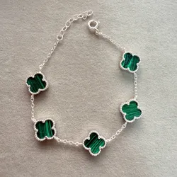 Manilla Van Cleef 5 flores verdes