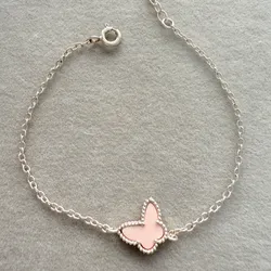 Manilla Van Cleef mariposa rosa 