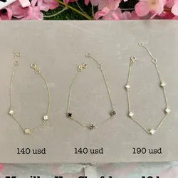 Manillas van Cleef en oro 10 k