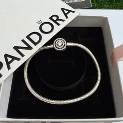 *PANDORA FLEXIBLE ORIGINAL 100 %*  Cierre Brillante sw Halo