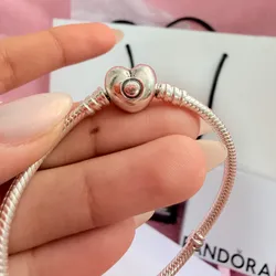 *PANDORA FLEXIBLE ORIGINAL 100 %* Cierre Corazón Clásico