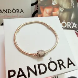 *PANDORA ORIGINAL 100 %*  Cierre barril con zirconias
