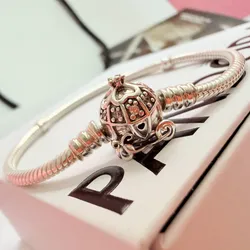 *PANDORA ORIGINAL 100 %* Cierre carroza en forma de calabaza  de Cenicienta Disney Pandora