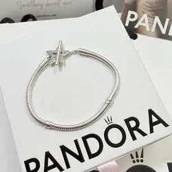 *PANDORA ORIGINAL 100 %*  Cierre Estrella Asimétrica con barra T Pandora