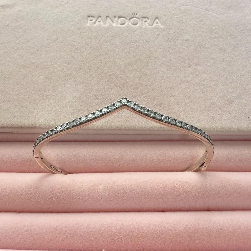 Pulsera Pandora Tiara rígida (maciza) 