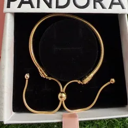 Pulso Pandora cola ratón con recubrimiento en oro 14 kilates