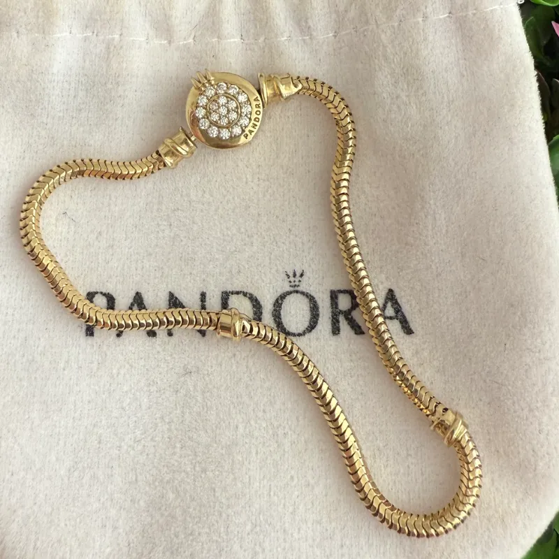 Pulso Pandora de oro 10 kilates