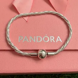Pulso Pandora trenzado cierre bola