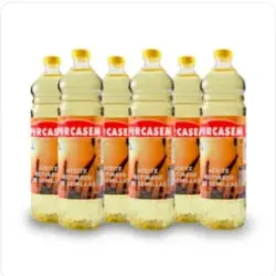 DOCENA DE POMOS DE ACEITE GIRASOL 1 LT