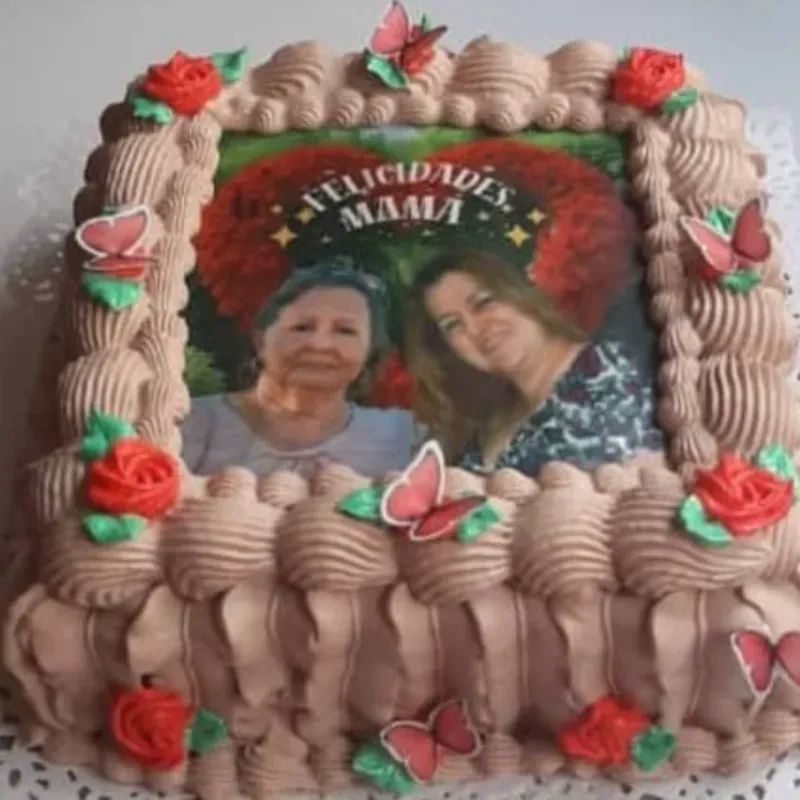 Cake Cuadrado de Crema de Chocolate 