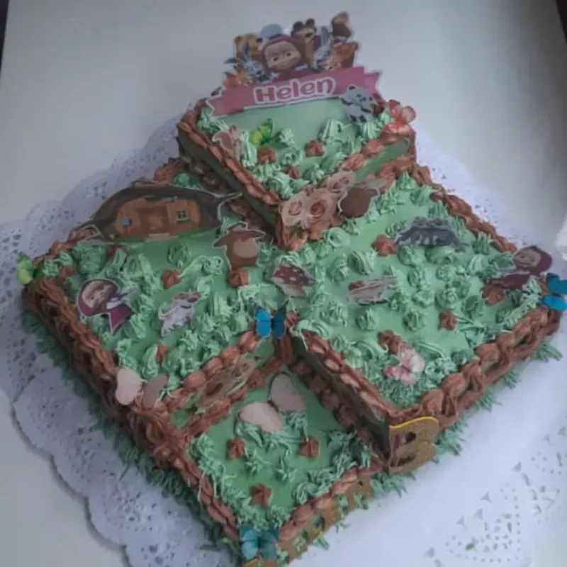 Cake  Cuadrado de Nata  