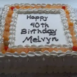 Cake Cuadrado de Nata 