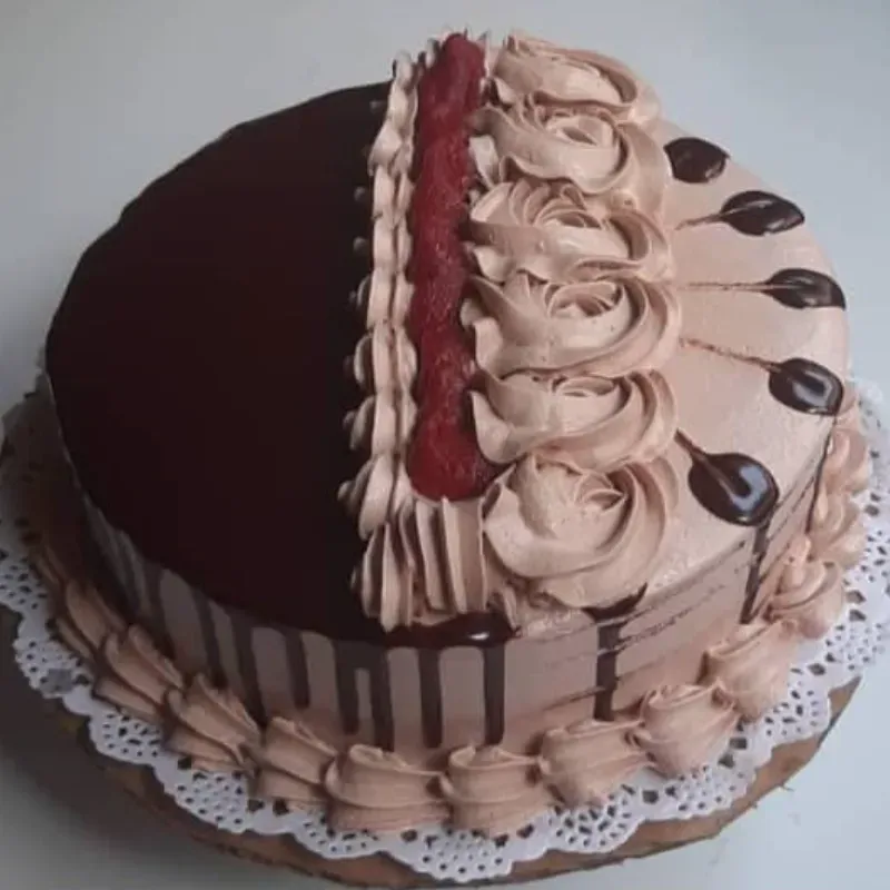 Cake de Crema de Chocolate 