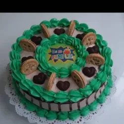 Cake de Crema de Chocolate 