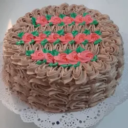 Cake de Crema de Chocolate