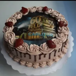 Cake de Crema de Chocolate 