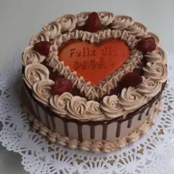 Cake de Crema de Chocolate 