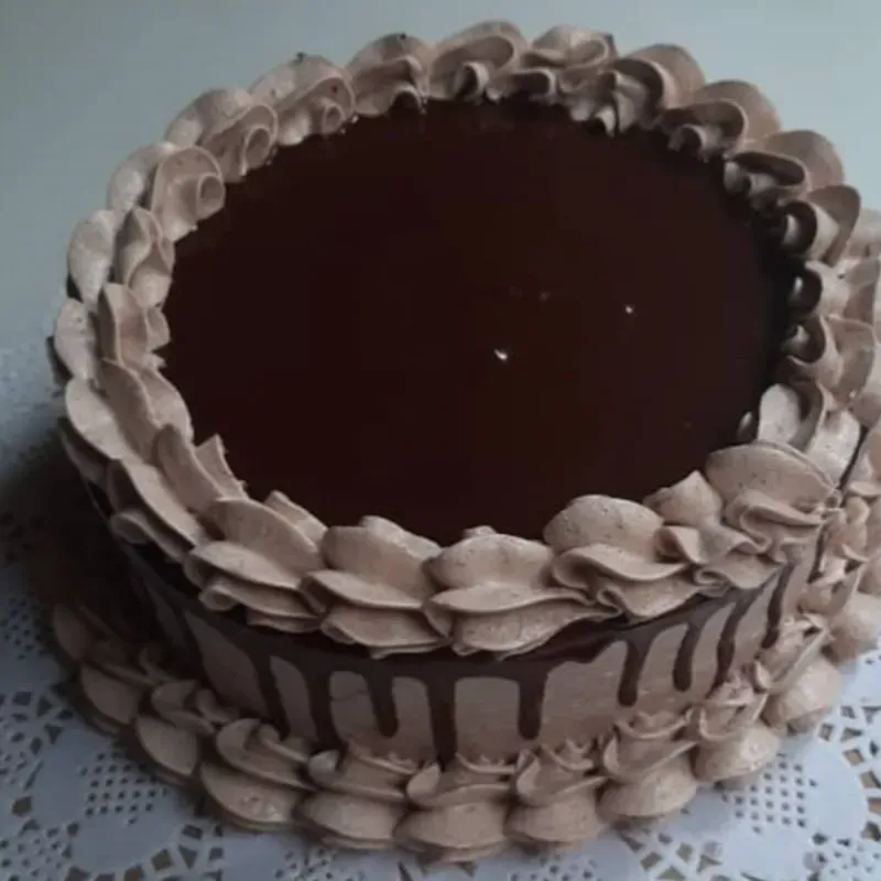 Cake de Crema de Chocolate 